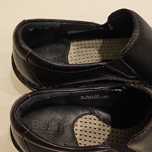 Born Women's Black Leather Loafer Size 7 - Picture 6 of 9